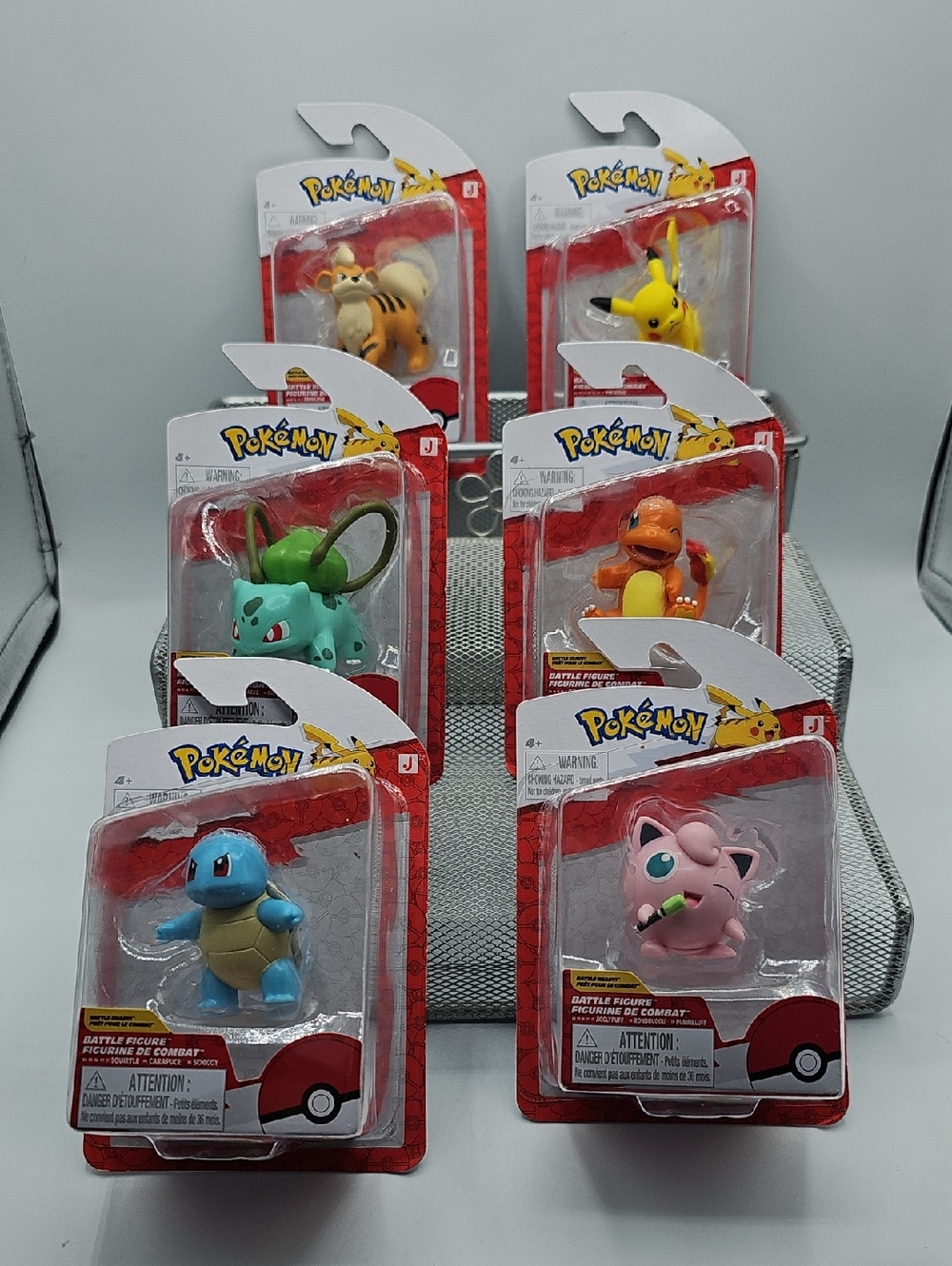 Pokémon Battle Ready!  Battle Figures Full Set Of 6